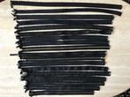 Zwarte deelbare ritsen - 45cm->78cm (pr/stuk) (nr4827), Hobby en Vrije tijd, Naaien en Fournituren, Ophalen of Verzenden, Zo goed als nieuw