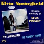 Vinyl, 7"   -   Elvin Springfield – It's Impossible, Ophalen of Verzenden, Overige formaten