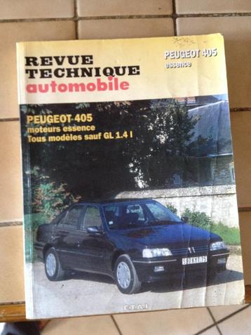 Revue technique Peugeot 405 essence beschikbaar voor biedingen