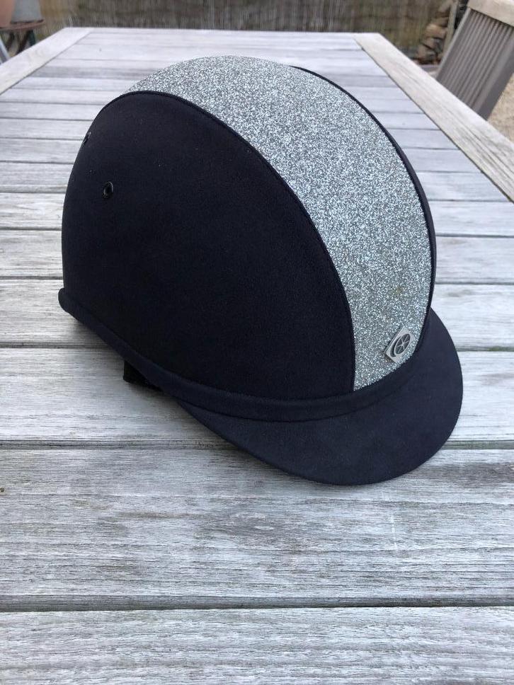 Tok - helm paardrijden (Charles Owen - maat 56cm), Dieren en Toebehoren, Paardrijkleding, Zo goed als nieuw, Dames, Heren, Kinderen