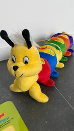 Educatieve rups 55cm *Rupsje Sluit*, Kinderen en Baby's, Speelgoed | Knuffels en Pluche, Ophalen of Verzenden, Nieuw