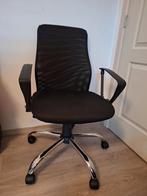 Chaise de bureau noire Livarno home tissu respirant, Maison & Meubles, Enlèvement, Comme neuf, Chaise de bureau