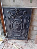 plaque en fonte, Enlèvement, Utilisé, Cheminée au bois