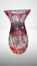 Vase crystal Val Saint Lambert, Collections, Porcelaine, Cristal & Couverts, Cristal, Autres types, Utilisé, Enlèvement ou Envoi