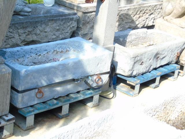 Arduin blauwe stenen trogplantenbak, goede keuze!, Tuin en Terras, Bloembakken en Plantenbakken, Gebruikt, Steen, Binnen, Balkon