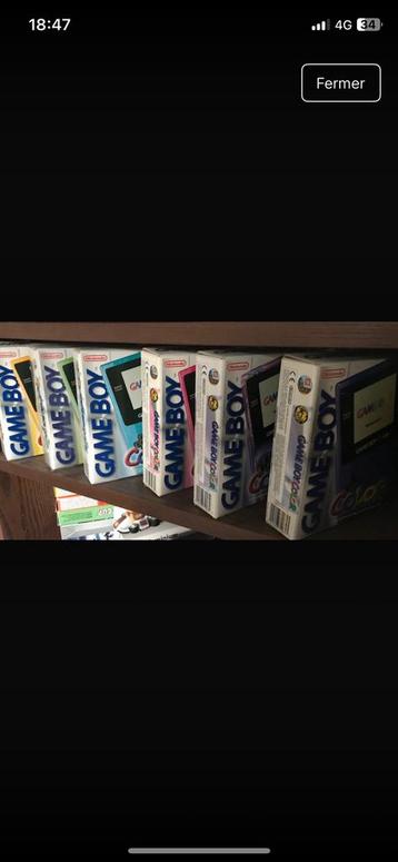 Lot de Gameboy Color, Enlèvement ou Envoi, Comme neuf