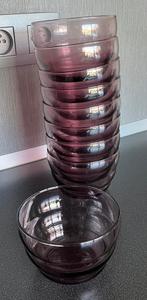 9 dezelfde glazen kommetjes, Huis en Inrichting, Ophalen, Gebruikt