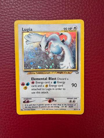 Lugia neo genesis beschikbaar voor biedingen