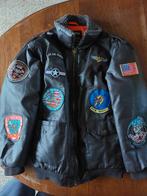 Blouson aviateur, Vêtements | Hommes, Vestes | Hiver, Enlèvement ou Envoi, Neuf, Taille 48/50 (M), Brun