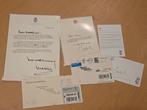 2 originele brieven Koning Charles III & Koningin Camilla, Verzamelen, Ophalen of Verzenden