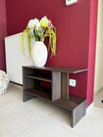 Donker houten kast/bijzettafel, Huis en Inrichting, Kasten | Wandmeubels, Ophalen, Nieuw, Minder dan 150 cm, Minder dan 100 cm