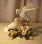 Prachtig Beeld - 2 Tortelduifjes - Foreign - 15x9x17, Ophalen of Verzenden