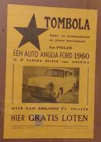 1960 Ford Anglia - affiche vintage 1960, Collections, Enlèvement ou Envoi