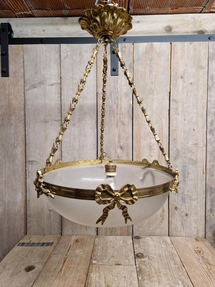 Antieke plafond luchter, Antiek en Kunst, Antiek | Verlichting, Ophalen