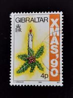 Gibraltar 1990 - Kerstmis, Postzegels en Munten, Ophalen of Verzenden, Overige landen, Gestempeld