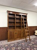 Klassiek Engelse Eikenhouten Bibliotheekkast Boekenkast, Antiek en Kunst, Ophalen of Verzenden