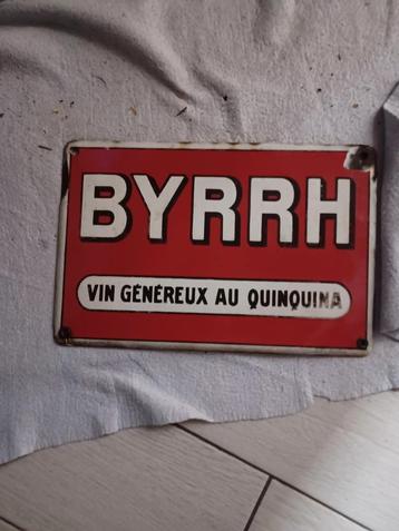 Enseigne publicitaire BYRRH 1930/1950