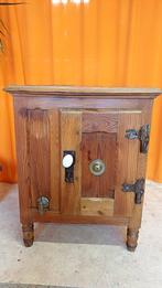 Oude koelbox, ambachtelijk meubilair, industrieel meubilair, Antiek en Kunst, Ophalen of Verzenden