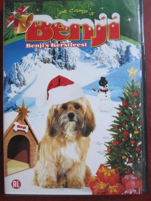 Benji's kerstfeest, Cd's en Dvd's, Dvd's | Kinderen en Jeugd, Zo goed als nieuw, Film, Dieren, Alle leeftijden, Ophalen of Verzenden