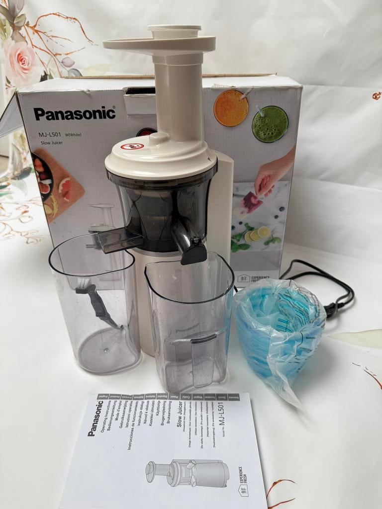 Juicer, Extracteur de jus, Panasonic, Presse agrumes, Ophalen of Verzenden, Zo goed als nieuw, Elektrisch, Sapcentrifuge