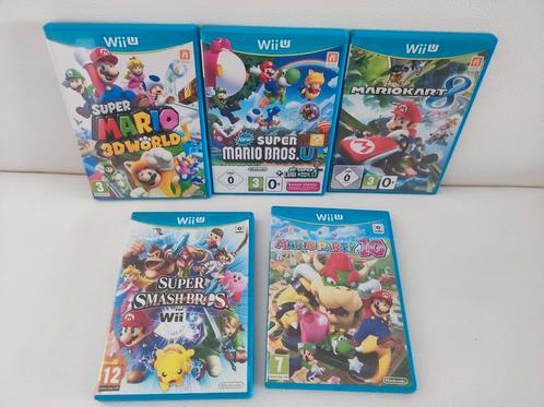 Lot de 5 jeux Nintendo wiiu wii u, Consoles de jeu & Jeux vidéo, Jeux | Nintendo Wii U, Comme neuf, Enlèvement ou Envoi