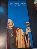 St bernardus abt emaille bord, Verzamelen, Biermerken, Ophalen of Verzenden, Nieuw, Reclamebord, Plaat of Schild