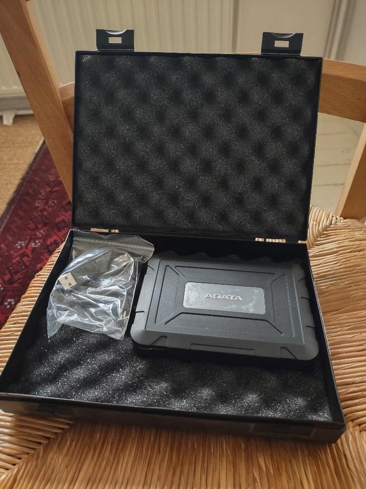 ADATA ED600 externe behuizingen, 2,5" SATA 6 Gb/s, USB 3.0, Computers en Software, Harde schijven, Zo goed als nieuw, Extern, HDD