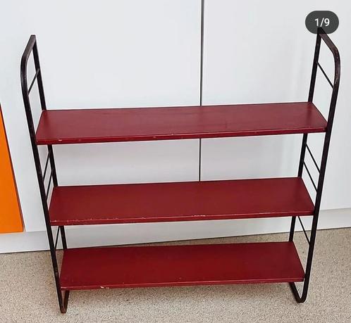 Vintage metalen wandrek, Huis en Inrichting, Woonaccessoires | Wandplanken en Boekenplanken, Ophalen of Verzenden