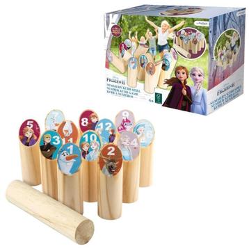 Disney Frozen kubb werpspel hout 26 cm, Kinderen en Baby's, Speelgoed | Houten speelgoed, Ophalen of Verzenden, Nieuw, Overige typen