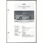 Fiat 1100 Vraagbaak losbladig 1966-1967 #1 Nederlands, Boeken, Auto's | Boeken, Gelezen, Ophalen of Verzenden