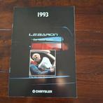 CHRYSLER  LE BARON  1993, Boeken, Ophalen of Verzenden, Nieuw, Overige merken