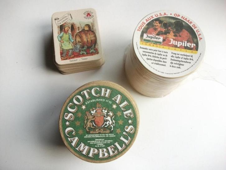Bierviltjes Jupiler - Scotch Ale Campbell's, Verzamelen, Biermerken, Zo goed als nieuw, Viltje(s), Jupiler, Ophalen of Verzenden