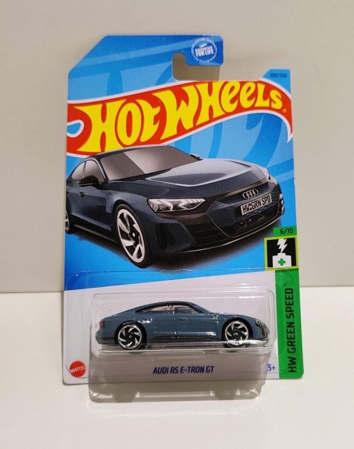 Hot Wheels Audi RS-E Tron GT Antraciet (2021), Hobby en Vrije tijd, Modelauto's | Overige schalen, Ophalen of Verzenden
