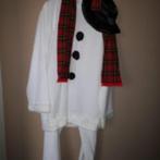 Costume de bonhomme de neige - taille moyenne - comme neuf, Hobby & Loisirs créatifs, Enlèvement ou Envoi