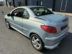 Peugeot 206 CC leder, Auto's, 4 zetels, Zwart, Cabriolet, Blauw