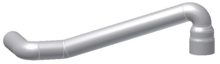 Nieuw: Bovenste koelwaterslang / radiatorslang Volvo 340, Auto-onderdelen, Motor en Toebehoren, Volvo, Nieuw, Ophalen of Verzenden