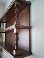 Massief houten hangrek met twee leggers, Avec tablette(s), Moins de 25 cm, Moins de 100 cm, Comme neuf