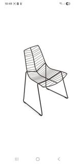 4 Leaf Chair stoelen van Harper - Mokka - stapelbaar, Tuin en Terras, Tuinstoelen, Ophalen, Zo goed als nieuw, Metaal, Stapelbaar