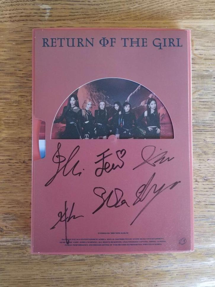 Album The Return of the Girl gesigneerd door Everglow, Cd's en Dvd's, Cd's | Wereldmuziek, Nieuw in verpakking, Aziatisch, Boxset