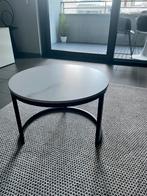 Salontafel / bijzettafel tafelblad in steen ., Ophalen, Zo goed als nieuw
