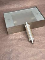Uplighter Deltalight flatscreen in RVS, Ophalen of Verzenden, Nieuw, Glas