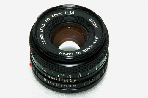 CANON FD 50 mm 1.8 voor  Canon A-1, AE-1, AE-1 Program......, Audio, Tv en Foto, Fotocamera's Analoog, Gebruikt, Spiegelreflex