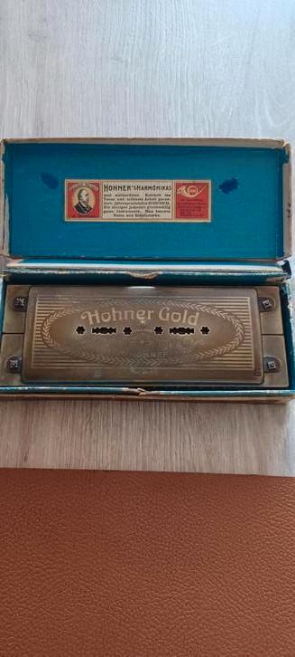 Mondharmonica ,Hohner Gold beschikbaar voor biedingen