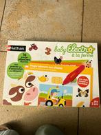 Jeu de société Baby electro à la ferme Nathan, Ophalen of Verzenden, Gebruikt