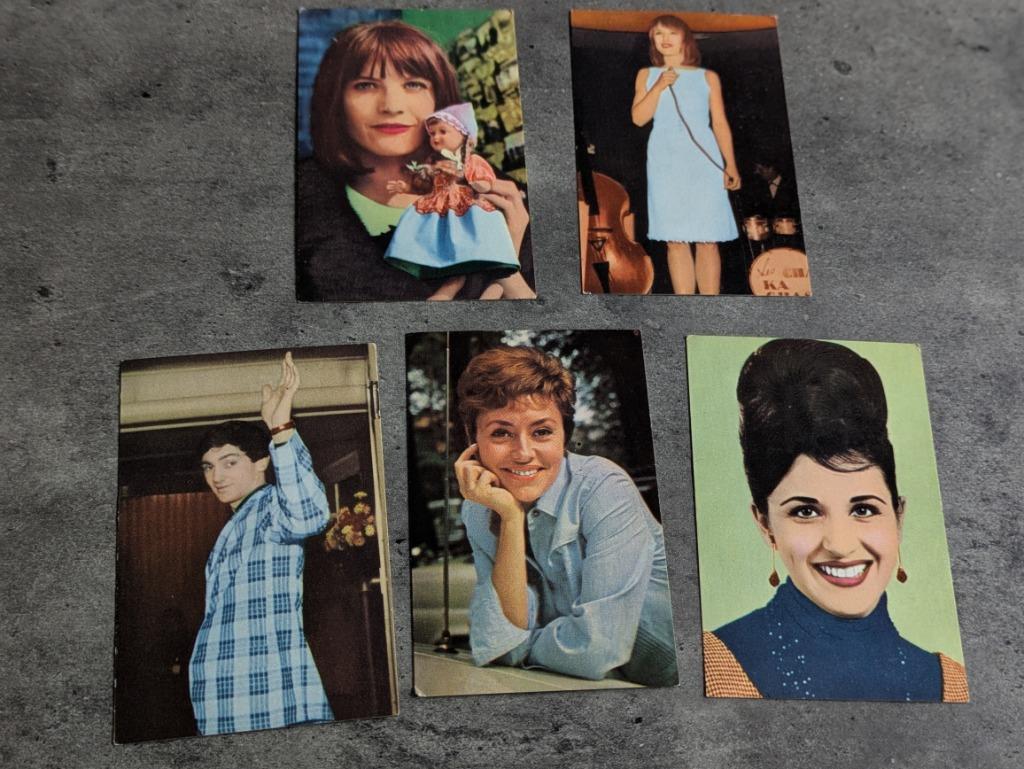 MAPLE LEAF CHEWING GUM FILM STERREN AUTO  CARS  SERIE JAREN, Ophalen of Verzenden