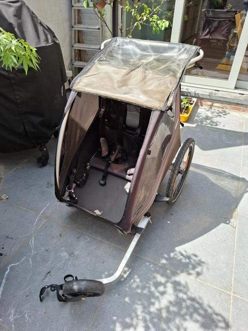 Thule Coaster XT fietskar, Fietsen en Brommers, Fietsaccessoires | Aanhangwagens en Karren, Gebruikt, Kinderkar, 20 tot 40 kg