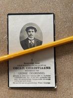 Oorlogsslachtoffer 14-18 Gits/Roeselare  OSCAR CHRISTIAENS, Ophalen of Verzenden, Bidprentje