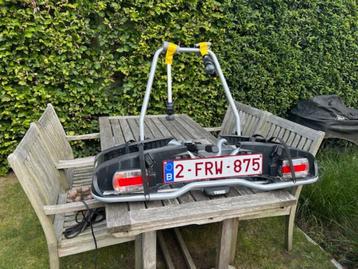 Thule fietsendrager voor twee fietsen  (60kg dus ook elektri, Autos : Divers, Porte-vélos, Support d'attelage, 2 vélos, Comme neuf