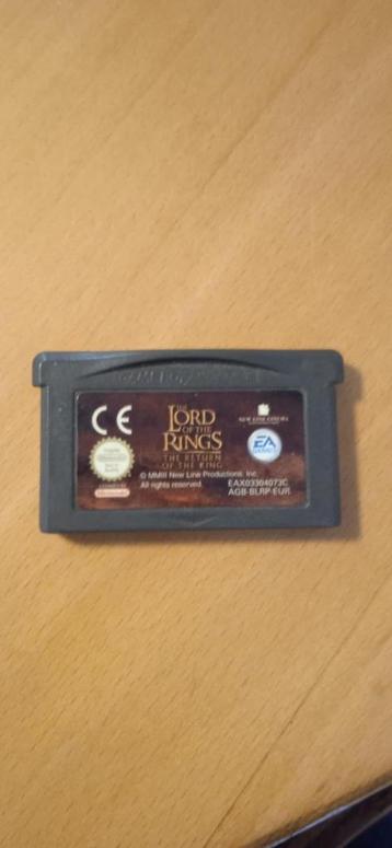 Lord of the Rings: Return of the King GBA Losse Cartridge beschikbaar voor biedingen