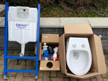 Toilette suspendue Grohe disponible aux enchères